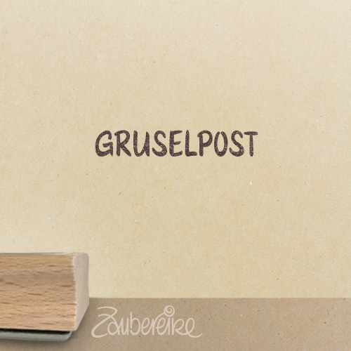 Textstempel - GRUSELPOST (Minitext)