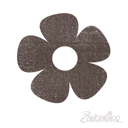 Ministempel 5-blättrige Blume