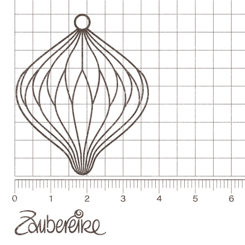 Motivstempel - Papierornament (Kontur)