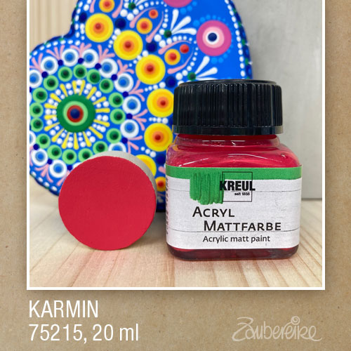 15 Karmin - Kreul Acryl Mattfarbe, 20 ml