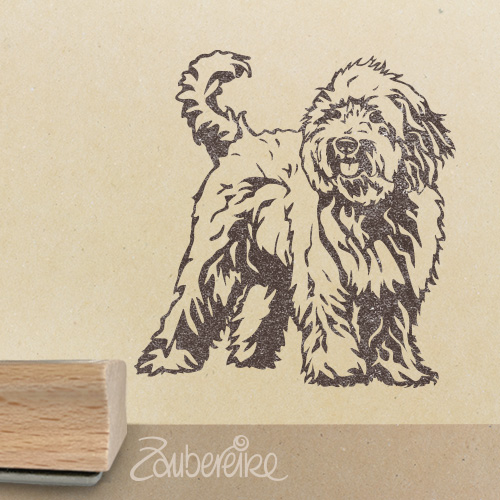 Motivstempel - Goldendoodle
