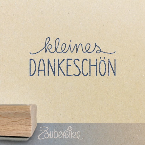 Textstempel - kleines Dankeschön
