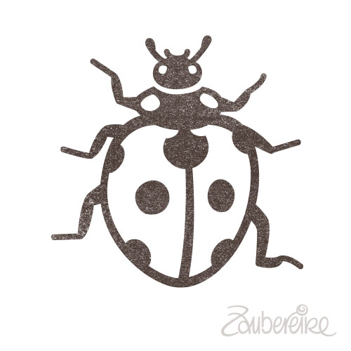 Ministempel Marienkäfer