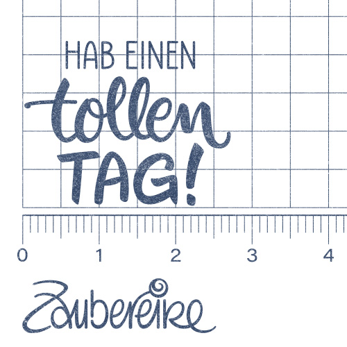 Textstempel "Hab einen tollen Tag!"