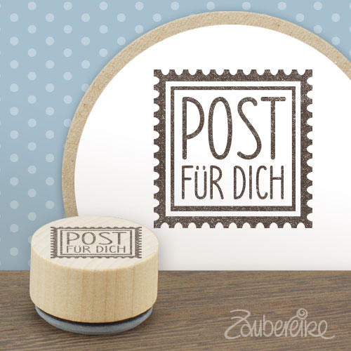 Midistempel Briefmarke "Post für dich"