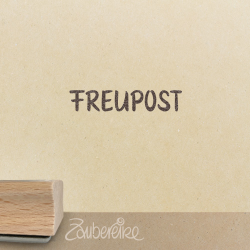 Textstempel - FREUPOST (Minitext)