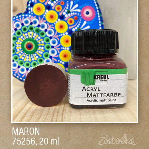 56 Maron - Kreul Acryl Mattfarbe, 20 ml